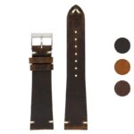 ds17.2 Gallery Dark Brown DASSARI Distressed Leather Watch Band Strap 18mm 19mm 20mm 21mm 22mm 1