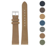 ds24 Gallery DASSARI Oiled Nubuck Leather Watch Band Strap