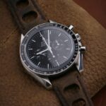 ra7 creative dassari distressed leather rally strap watch band omega speedmaster moonwatch racing chronograph