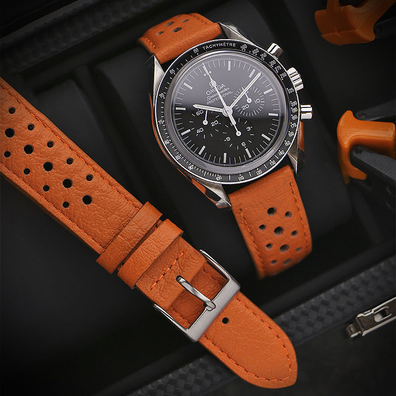 Perforated Leather Rally Strap